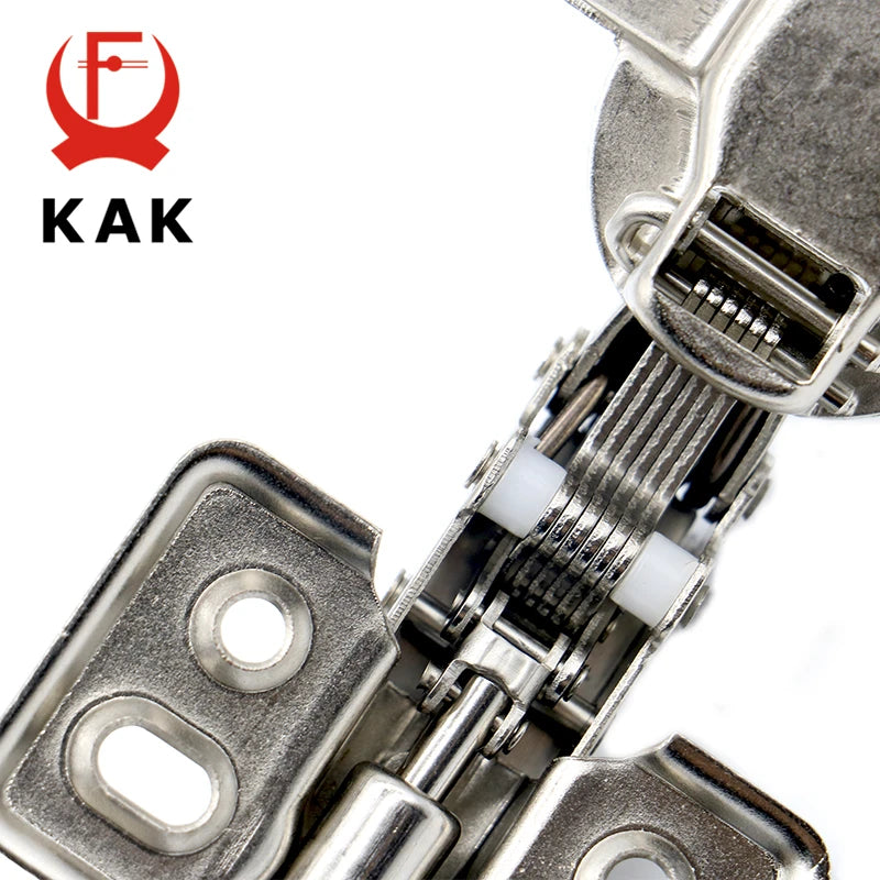 KAK Hinge Rustless Iron Hydraulic Hinge Iron Core Damper Buffer Cabinet Cupboard Door Hinges Soft Close Furniture Hardware