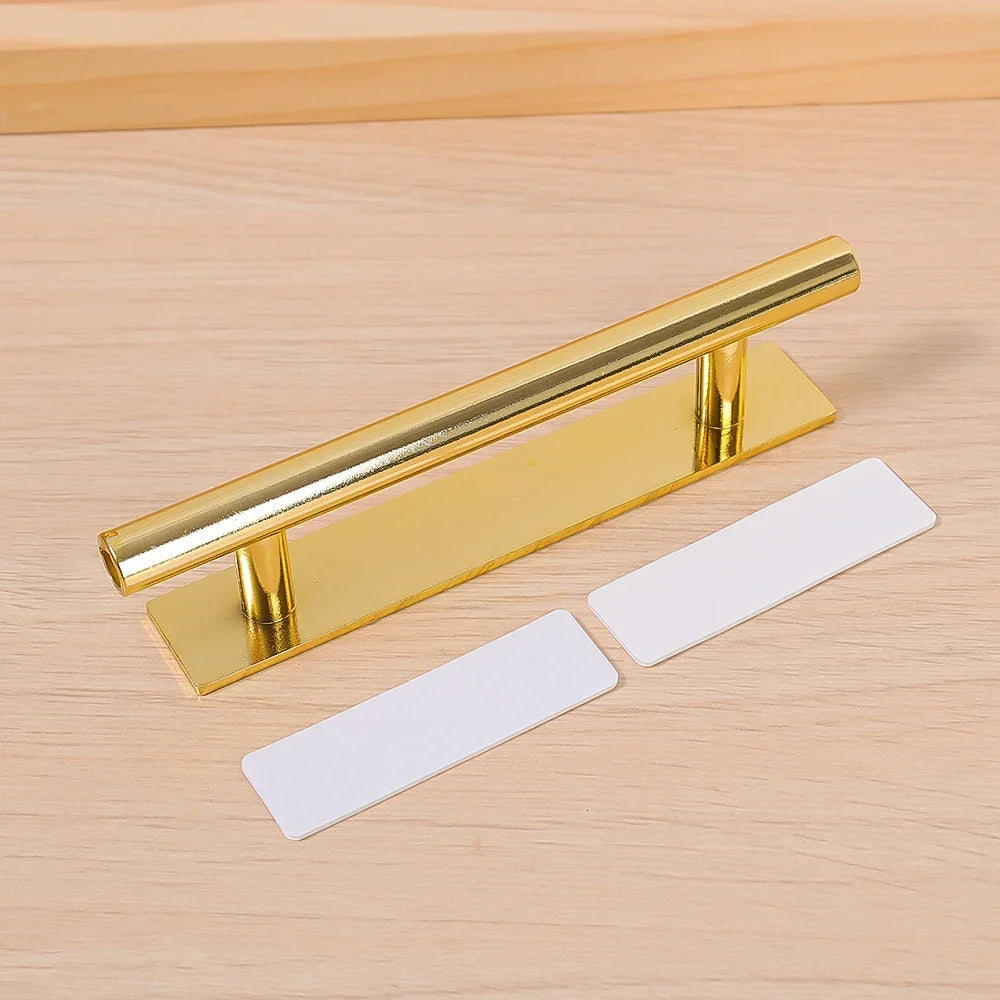 1/4PCS Punch-free Door Handles Self-Adhesive Furniture Door Handles Bedroom Wardrobe Pulls Home Furniture Hardware Door Knobs